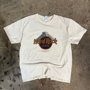 Vintage 90s Hard Rock Cafe Chichen Itza Yucatán Mexico t-shirt Size Large Y2K